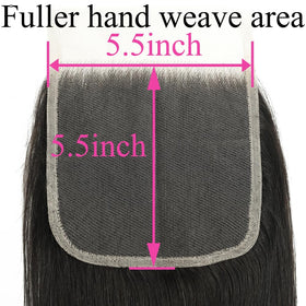 BYUP HAIR baby hair detail closure enhances realistic hairline