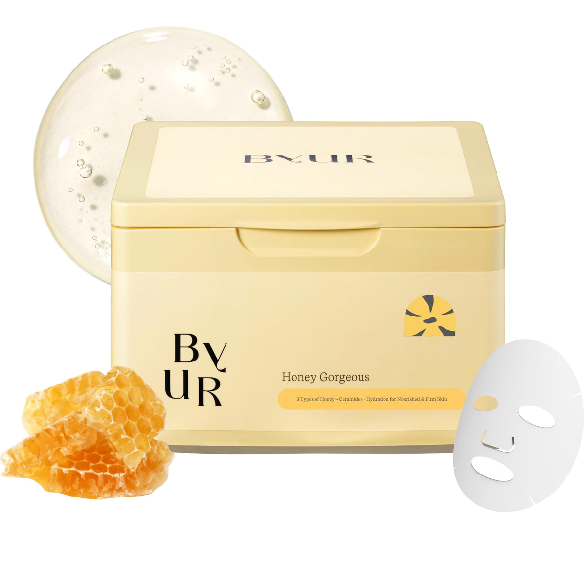 ByUR Honey Gorgeous Daily Aqua Serum Mask packaging ready for hydration
