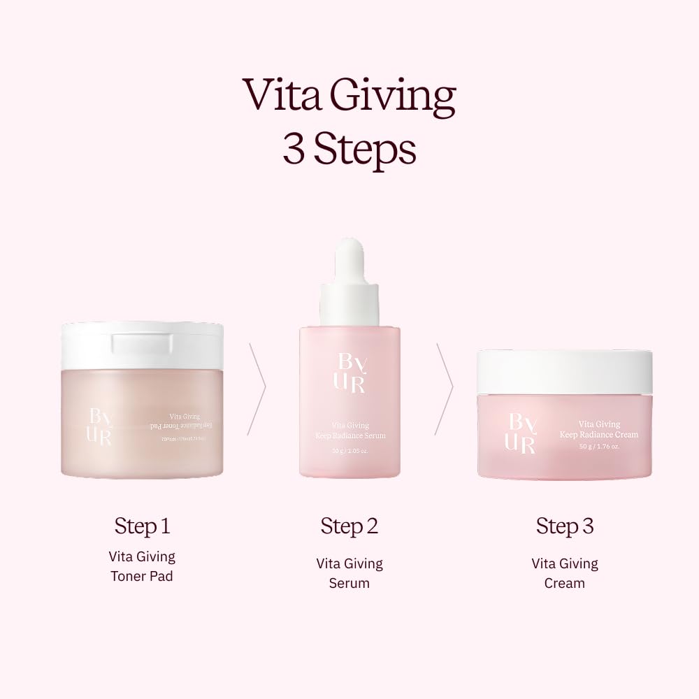 ByUR Vita Giving Keep Radiance pads free from fluorescent agents and bleach.