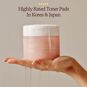 ByUR Vita Giving Keep Radiance toner pad soaked in hydrating essence for refreshed skin.