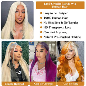 BZN 613 13x6 wig showing baby hair and natural hairline