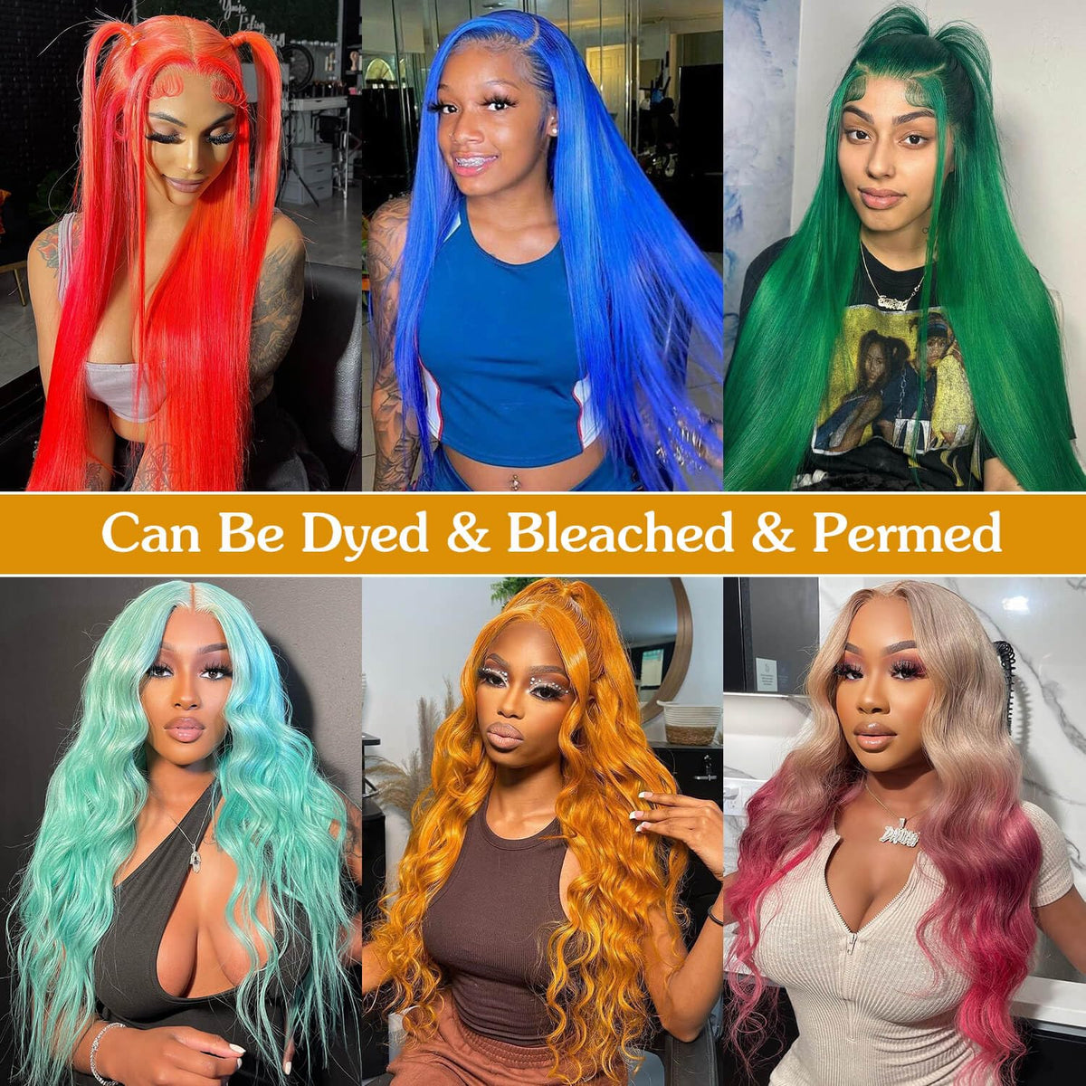 BZN 613 13x6 dyed-bleached-ready option for color customization