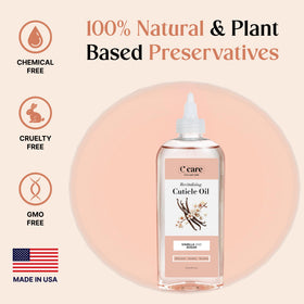 C CARE cuticle oil application brush makes nightly use easy and tidy
