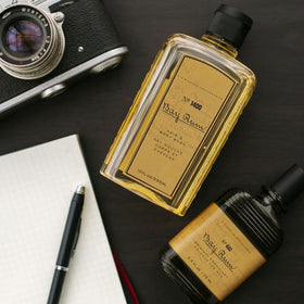 C.O. Bigelow Bay Rum spray action suggests effortless application