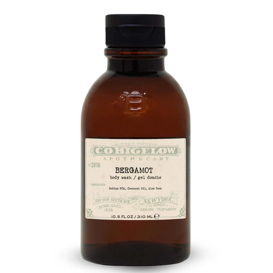 C.O. Bigelow Bergamot Body Wash bottle front for hydration