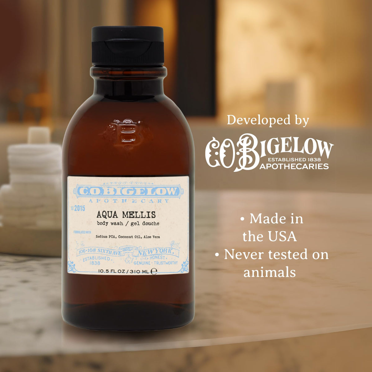 Creamy lather demonstrates thorough cleansing without residue