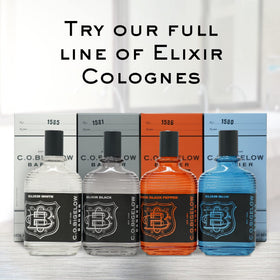 C.O. Bigelow Elixir Black amber-musk nuance close-up for evening wear
