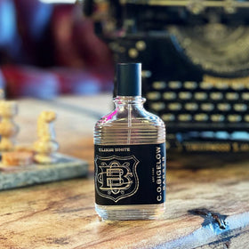 C.O. Bigelow Elixir White pour action releasing fragrance steadily.