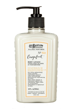 C.O. Bigelow Grapefruit Body Lotion bottle for daily moisture and quick absorption