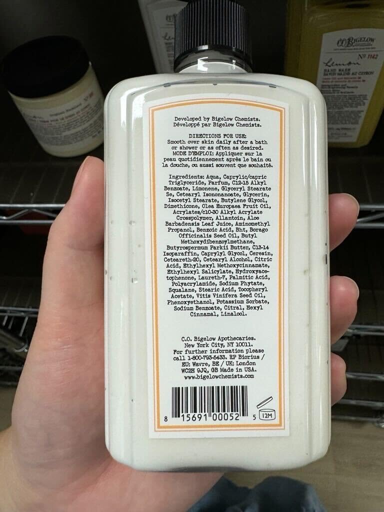 Daily body care ritual with grapefruit scent and lightweight moisture