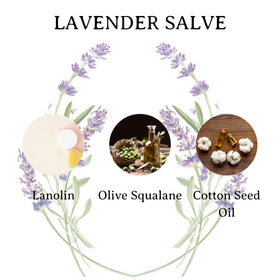 Gift-ready Lavender Salve Tins set for skincare lovers.