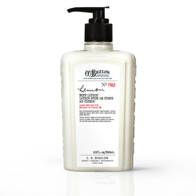 C.O. Bigelow Lemon Body Lotion bottle front showing hydrating formula for dry skin