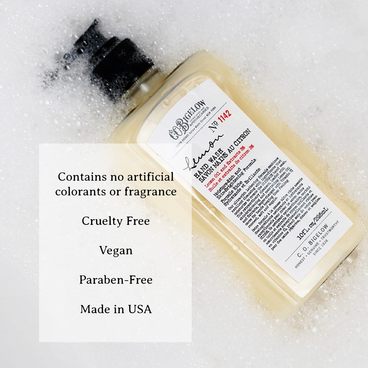 C.O. Bigelow Lemon Body Lotion absorbs quickly, leaving non-greasy hydration.