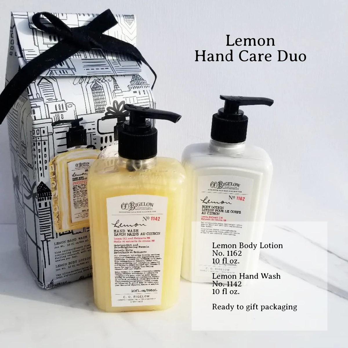 C.O. Bigelow Lemon fragrance for a fresh, uplifting scent.