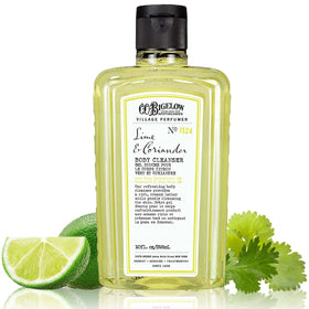 C.O. Bigelow Lime Coriander Body Wash bottle front view for daily cleansing and hydration