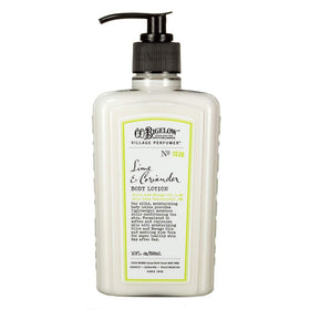 C.O. Bigelow Lime Coriander olive oil presence suggests rich conditioning for skin.