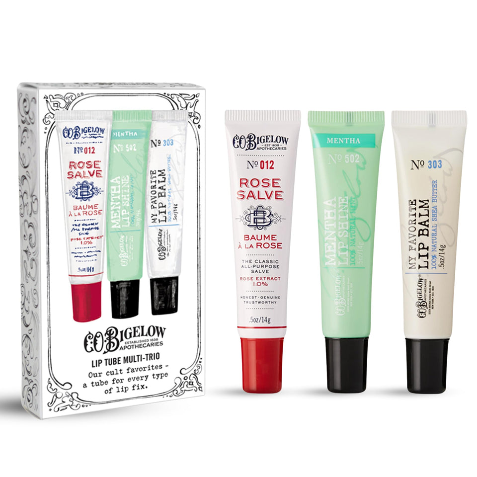 C.O. Bigelow Rose Salve lip balm tube for daily hydration
