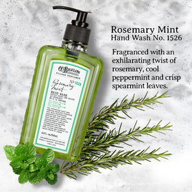 C.O. Bigelow Rosemary Mint aroma close-up emphasizes refreshing scent.