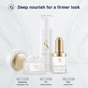 CA CAREL dry sensitive skin friendly formula closeup
