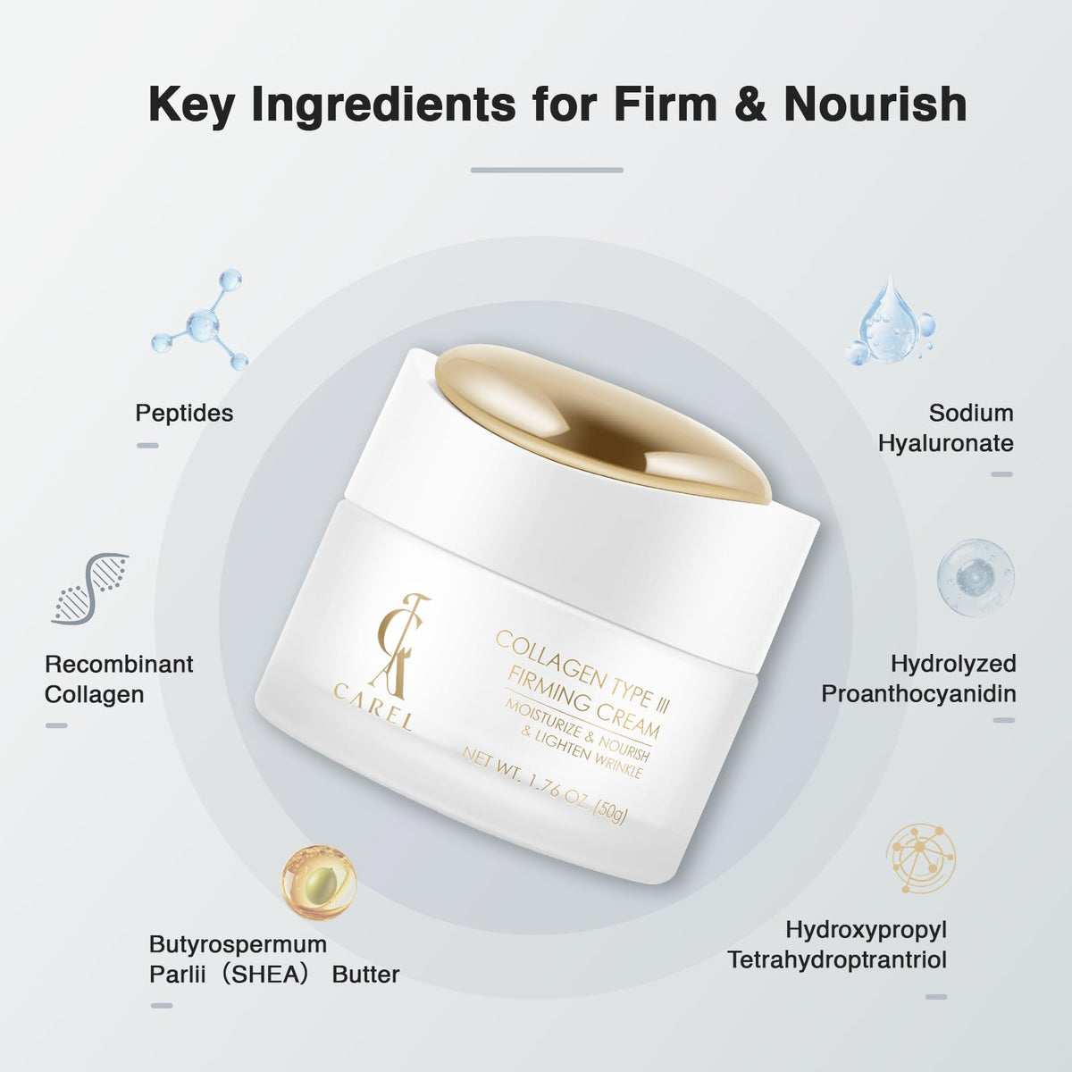 CA CAREL skin barrier ceramides closeup
