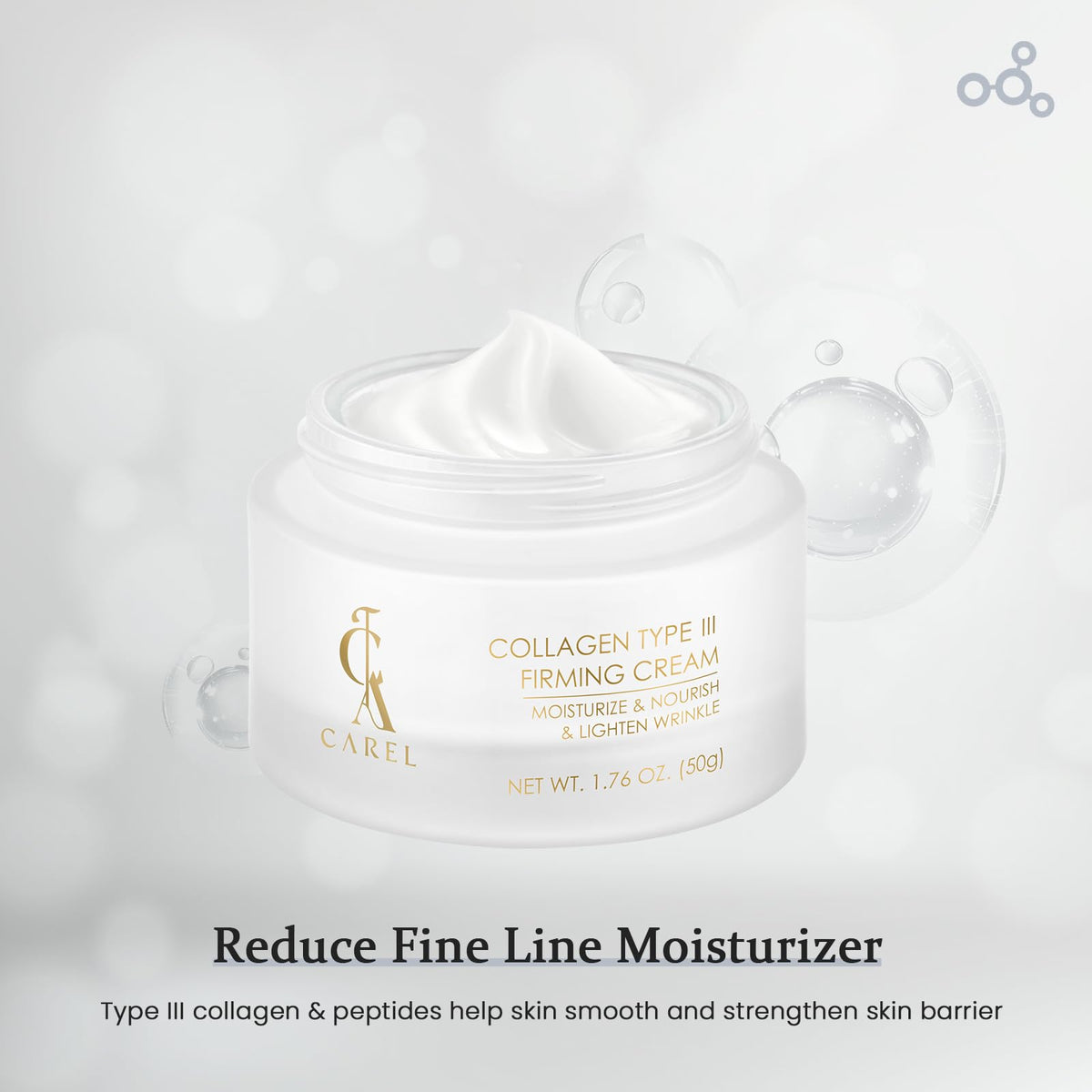 CA CAREL squalane hydration closeup for smooth skin