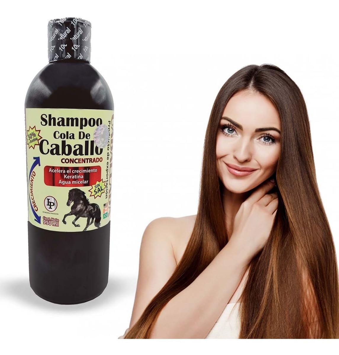 CABALLADO micellar water keratin and biotin on label emphasize nourishing formula.