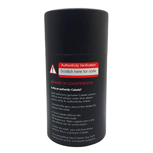 Caboki wash-out is easy with shampoo for quick reset