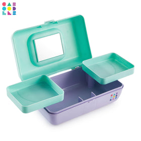 Caboodles Pretty in Petite secure latch keeps items safe during travel