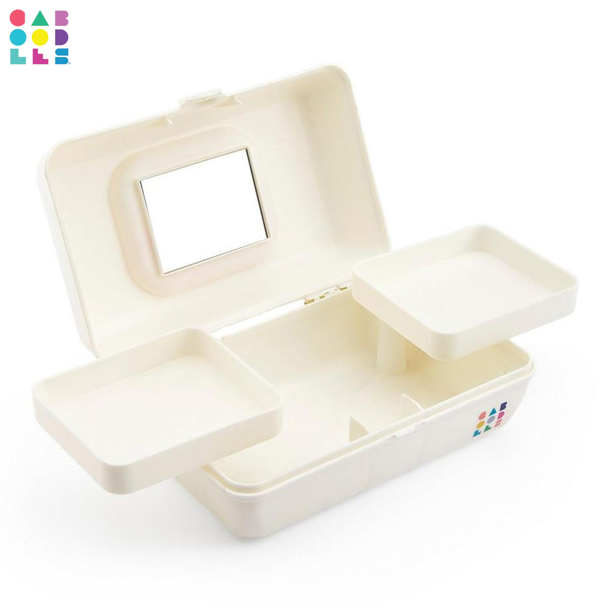 Caboodles Pretty In Petite secure latch keeps contents safe during transit