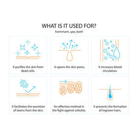 Cacala multi-use glove for body exfoliation and circulation boost.