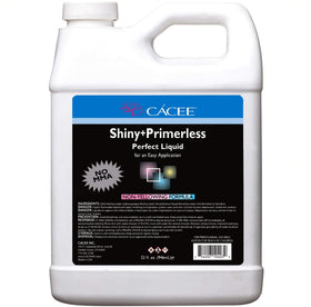 Cacee primerless acrylic liquid bottle showing a professional formula for smooth application
