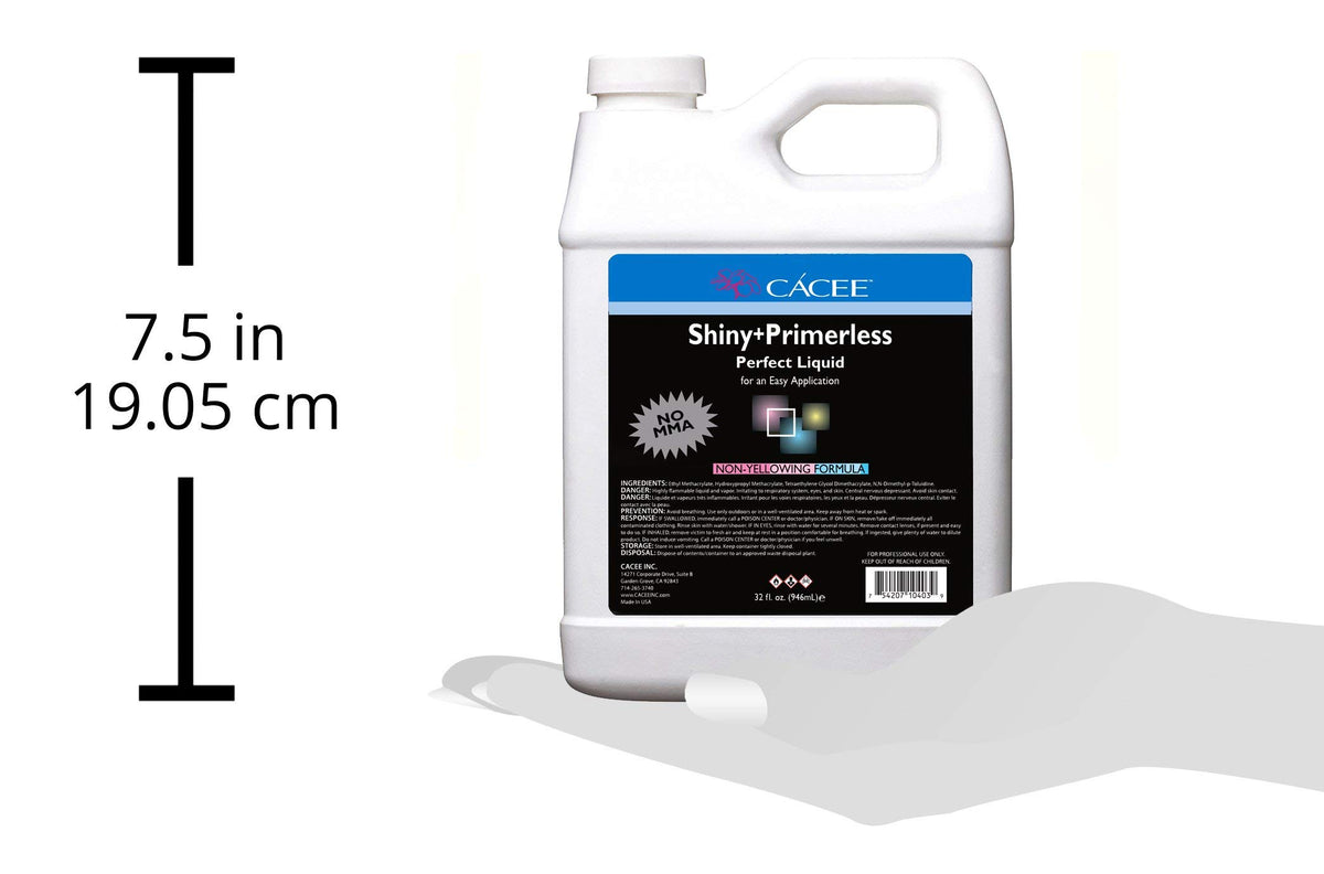 Cacee shiny monomer gloss surfaces highlight color clarity and lasting shine