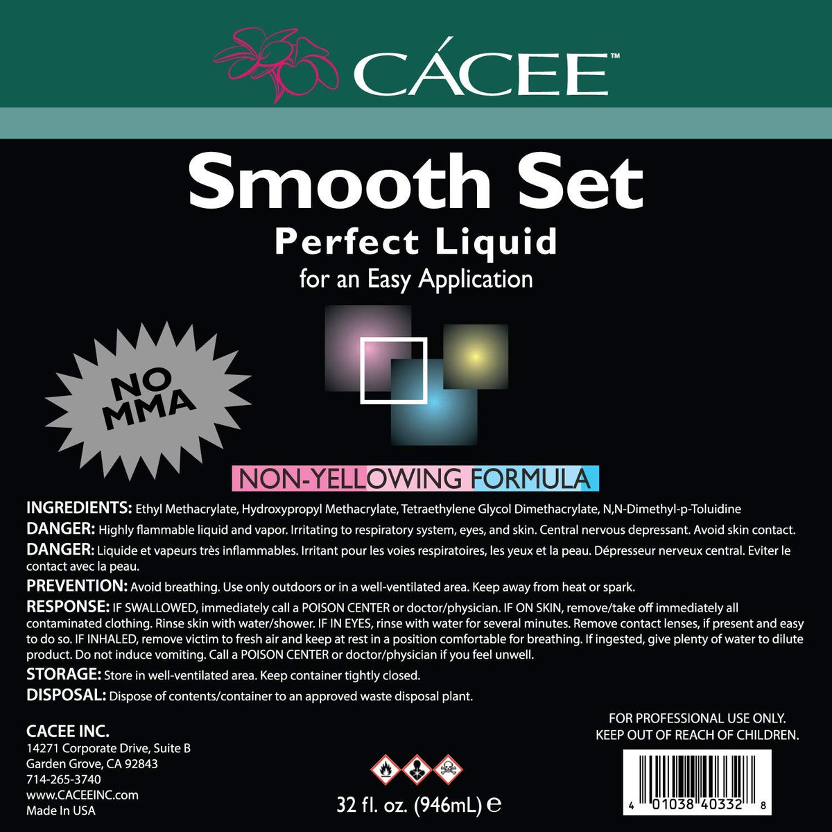 Cacee Smooth Set Perfect nail application showcasing precise extension and smooth finish.