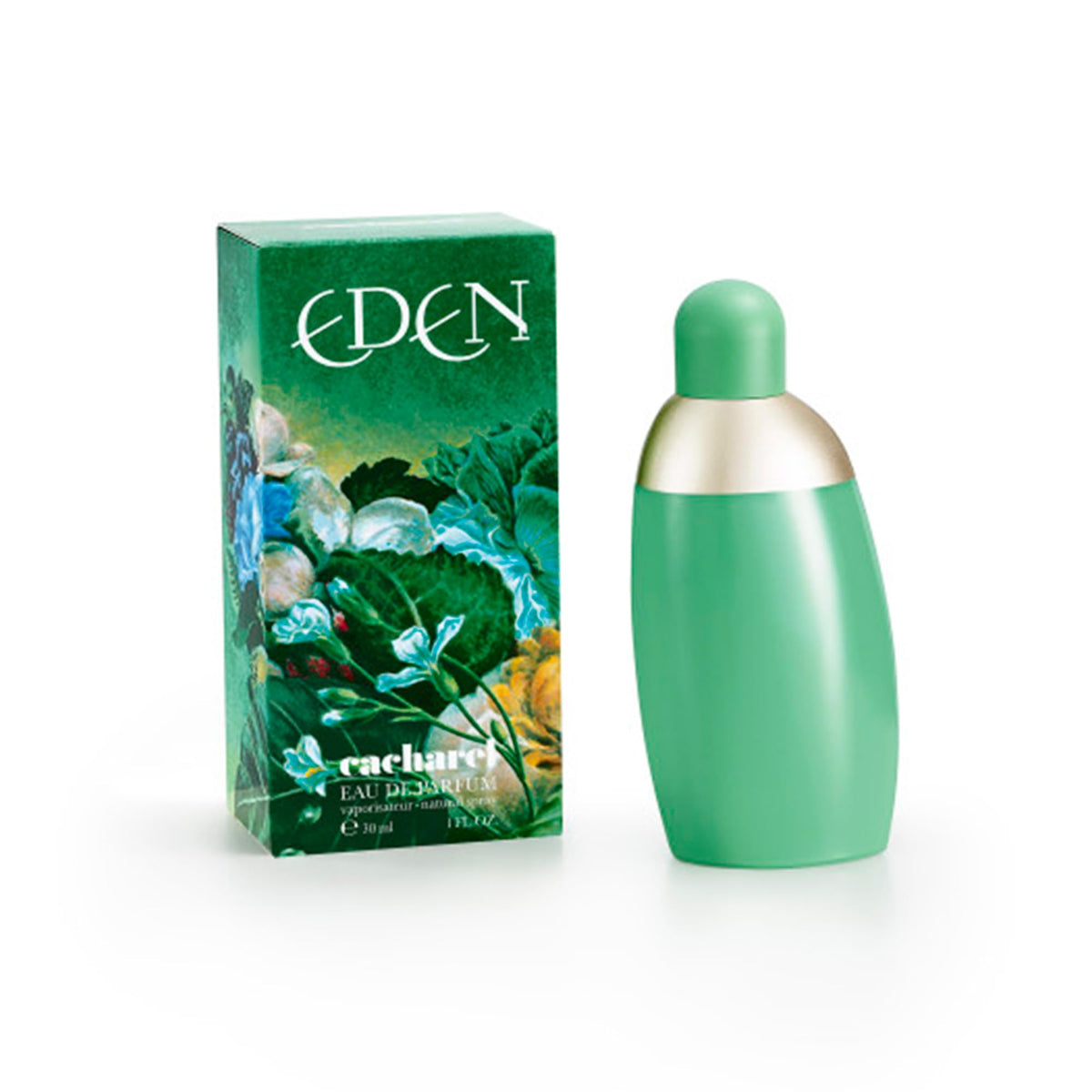 Cacharel Eden box image highlighting gift-ready presentation.