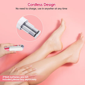CACHIL bikini line epilator showing precise removal on sensitive areas.