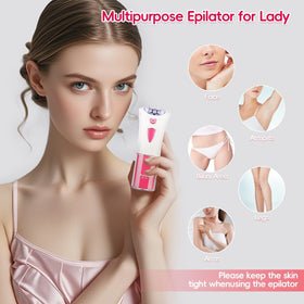 CACHIL epilator with LED light for precise hair removal on fine strands.