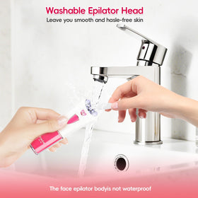 CACHIL travel pouch included with compact epilator for easy packing.