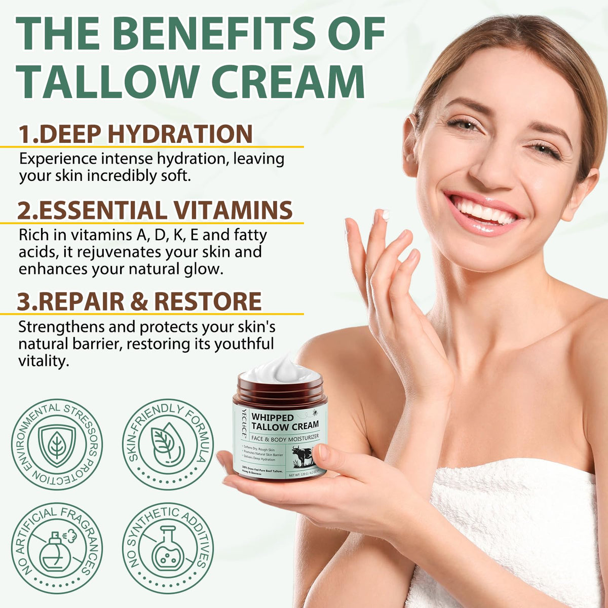 Cacukn face-body softening cream demonstrates versatile use.