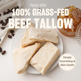 CADDISE grass-fed-tallow-ingredient-swatch highlights nourishment for dry skin