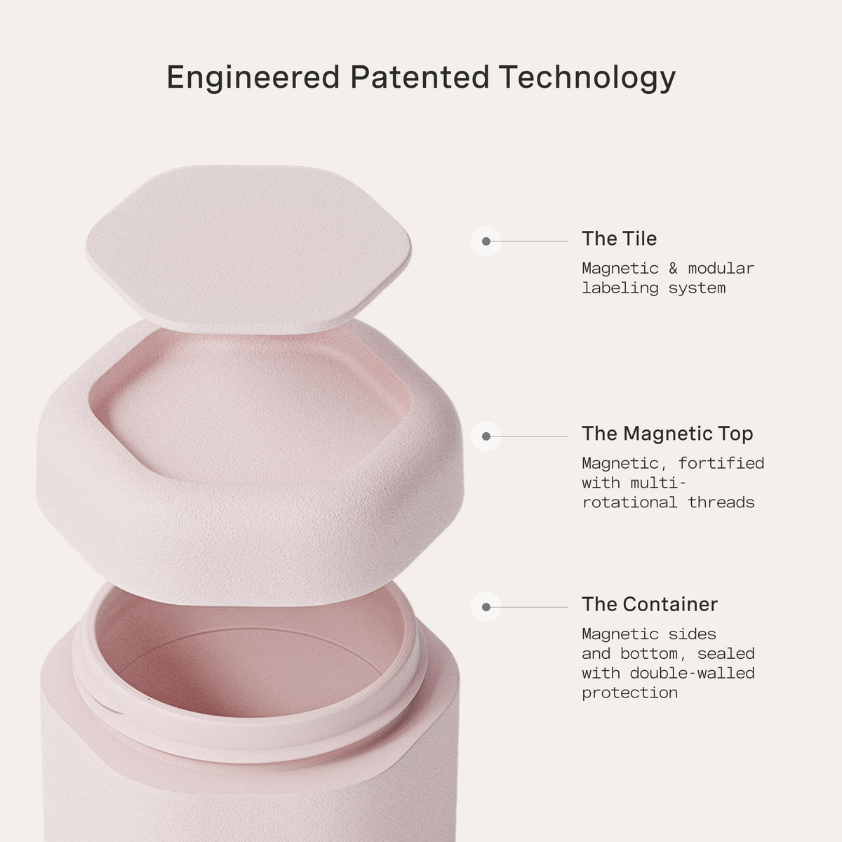 Cadence TSA-approved travel bottles fit carry-ons securely