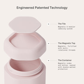 Cadence TSA-approved travel bottles fit carry-ons securely