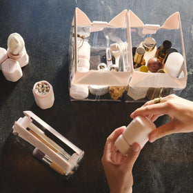 Cadence TSA-friendly design keeps essentials organized in carry-on bags.