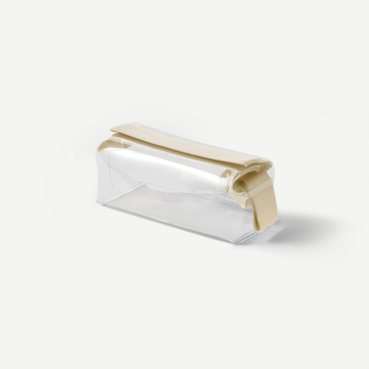 Cadence Parcel clear kit with magnetic closure offers quick access to contents.