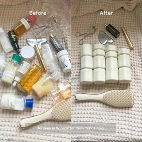 Cadence travel-size capsules fit easily in carry-on luggage.
