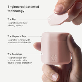 Cadence leak-proof design keeps liquids contained during travel.