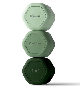 Cadence shampoo travel container 1-32oz with leakproof seal for organized packing
