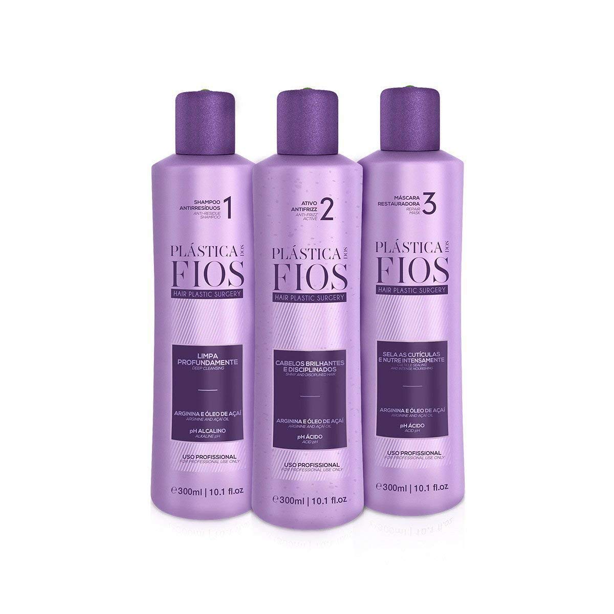 CADIVEU Plastica Dos Fios anti-residue shampoo bottle for deep cleansing and buildup removal