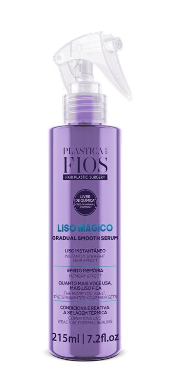 CADIVEU Liso Magico Smooth Serum spray applicator for quick-drying styling