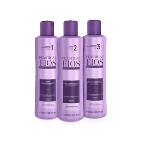 CADIVEU Plastica Dos Fios repair mask bottle with comb included for easy, even styling