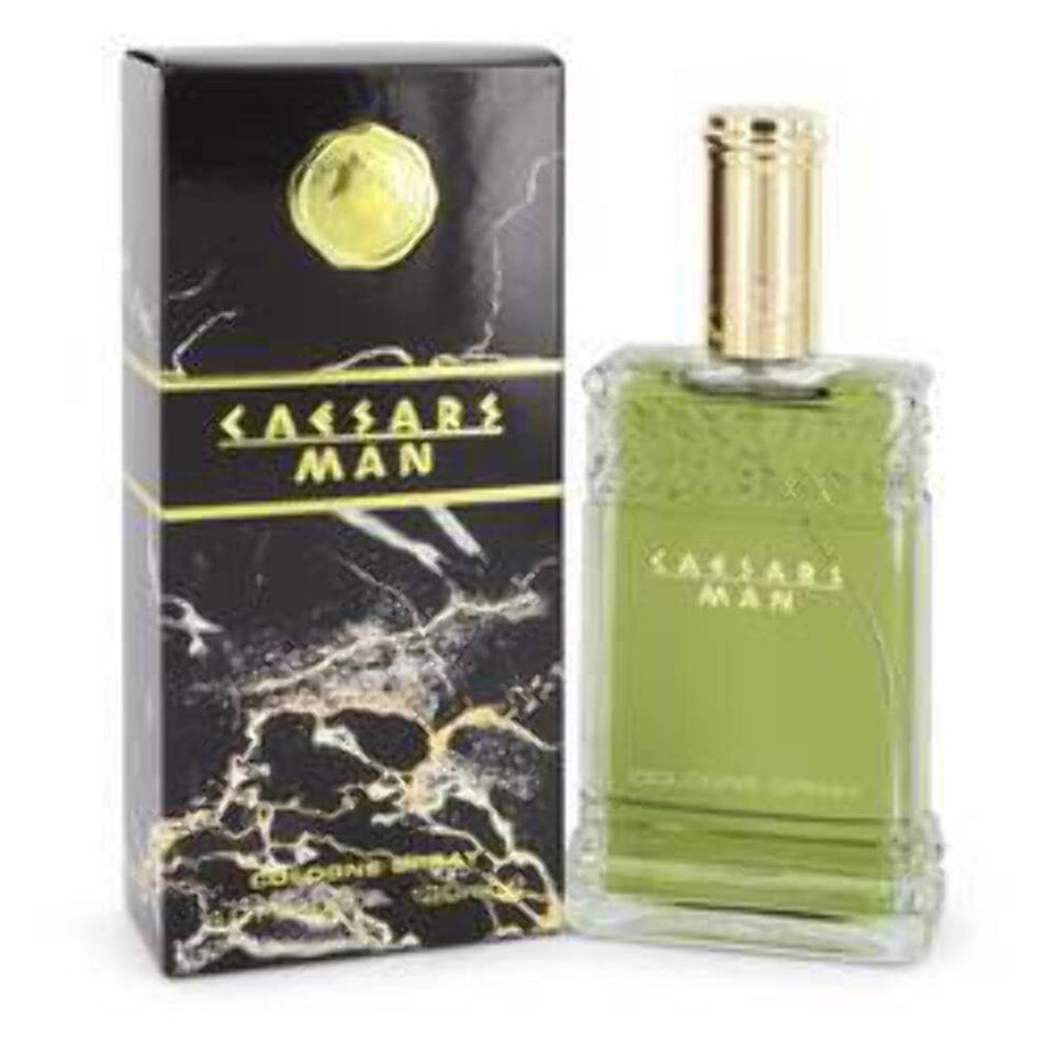 Caesars Cologne Spray for Men bottle and spray cap for daily refreshing fragrance.